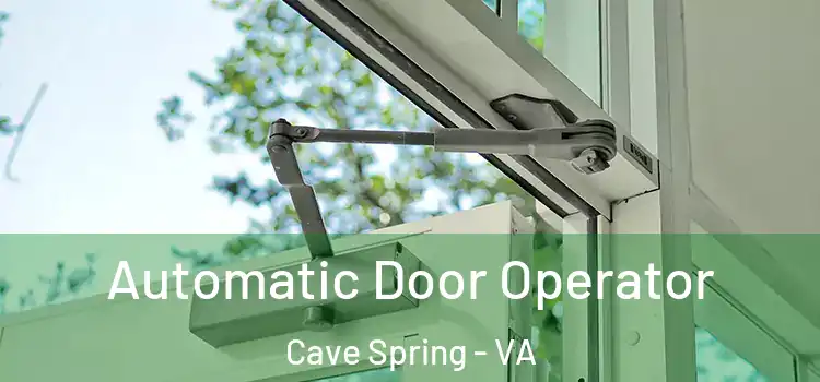  Automatic Door Operator Cave Spring - VA